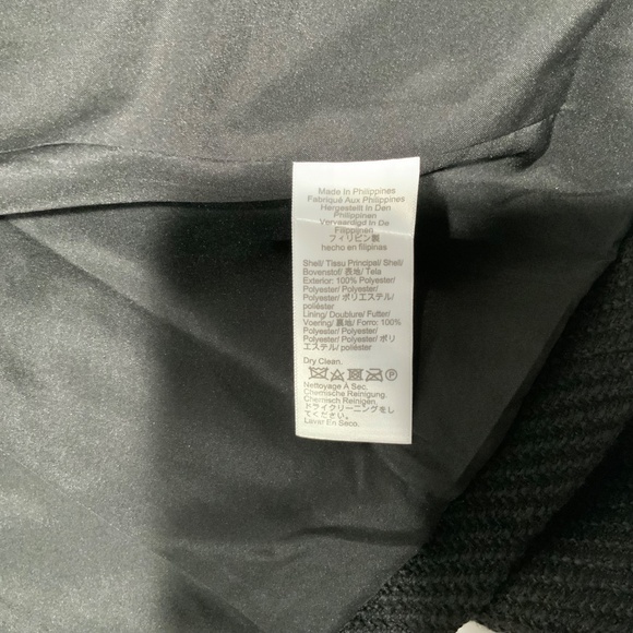 J. Crew Sz 18 Black Tweed Lady Jacket cropped collarless blazerBS929 BS928 - Picture 5 of 8